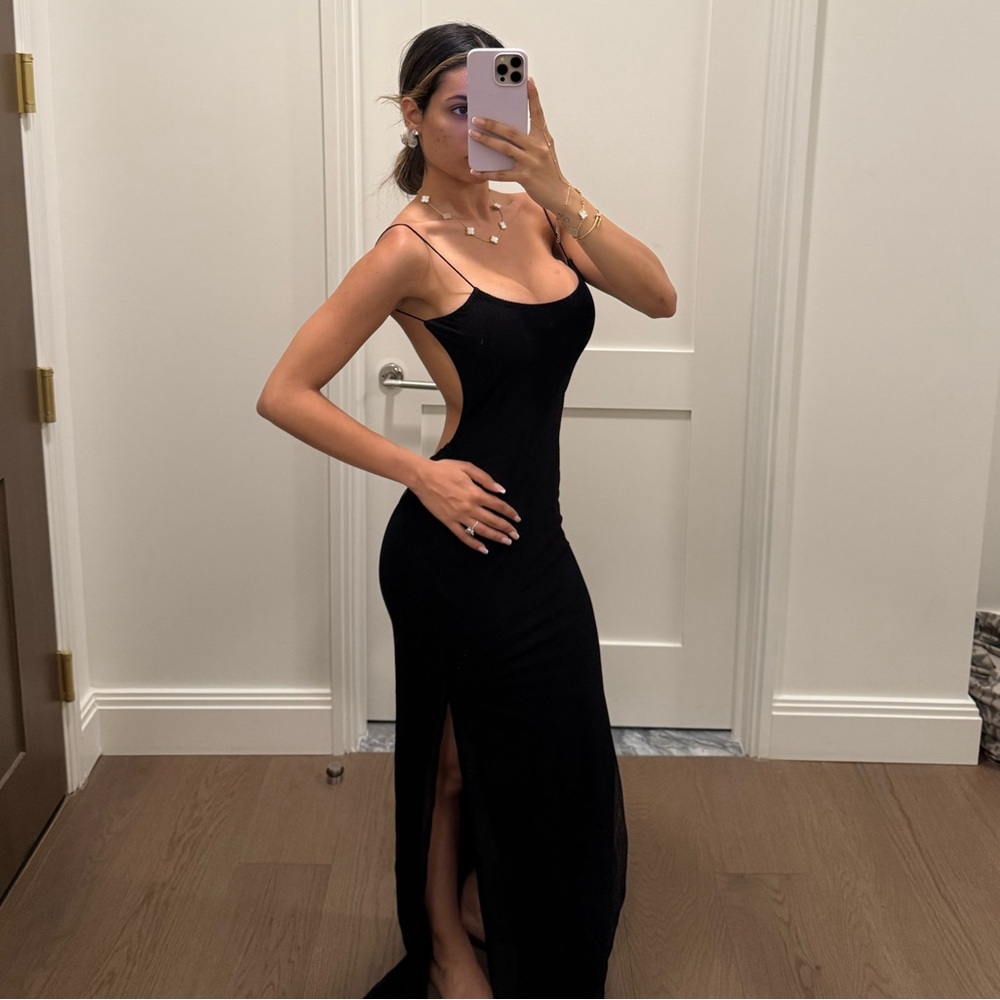 REVOLVE Blue Spaghetti Strap Bodycon Dress for Prom